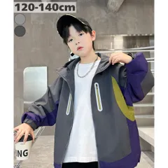 ダークグレー ストリート系 フード付き ウインドブレーカー アウター 防寒着 ダンス 男の子 女の子 キッズ かっこいい 春秋冬 韓国 子供服 120cm 130cm 140cm 150cm 160cm 170cm_434_