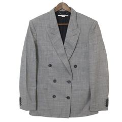 STELLA McCARTNEY H&M ダブルブレストジャケット グレー L - メルカリ