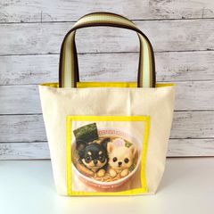 チワワちゃん×デニムミニトートバック - メルカリ