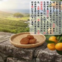白干し梅　紀州南高梅　家庭用約400ｇ　簡易包装　ネコポスのサムネイル