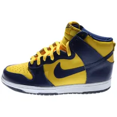 NIKE DUNK HI MICHIGAN ナイキ　ダンクハイ　ミシガン28.5 ダンク ハイ ミシガン NIKE DUNK HIGH MICHIGAN 正規品 (Nike