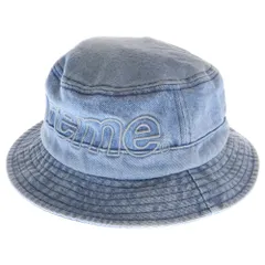 は*ど様 Supreme シュプリーム　デニム バケットハット S/M は*ど様 Supreme シュプリーム デニム バケットハット S/M は*ど