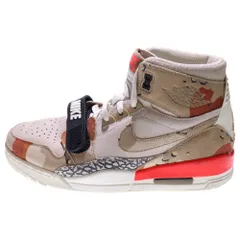 NIKE (ナイキ) AIR JORDAN LEGACY 312 DESERT CAMO エアジョーダン レガシー セイル デザートカモ ハイカットスニーカー ホワイト/ベージュ US9.5/27.5cm AV3922-126