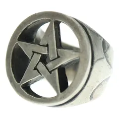 CRAZY PIG クリスタル スカル リング スモール 14号 シルバー CRAZY