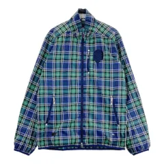 サイズ：3L KAPPA GOLF カッパゴルフ  ジップジャケット チェック柄 ネイビー系 [240101546722] ゴルフウェア メンズ ストスト