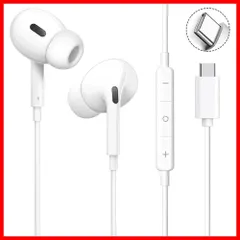 ノイズキャンセリング マイク付き 重低音 通話可能 ハイレゾ 音量調節 クリア通話 ステレオイヤフォン HIFI音質 ヘッドホン Type 有線 Cインターフェース 15 イヤホン 16 17 イヤホン Galaxy Xperia Type-C Pixel H