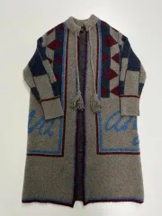 希少 ヴィヴィアンウエストウッド ロンドン 上質 オーブ刺繍 ロングカーディガン 希少 ヴィヴィアンウエストウッド ロンドン 上質 オーブ刺繍