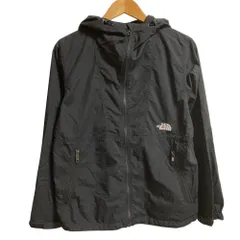 美品 THE NORTH FACE ノースフェイス Compact Jacket コンパクト ジャケット パーカー フーディー NPW72230 サイズL ブラック レディース 古着 中古 USED