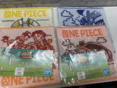 【Q4-34】◎ ワンピース　一番くじ　冒険の軌跡　F賞タオル4種