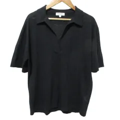 美品 23SS DEMYLEE デミリー リネンブレンド 半袖 ポロニット セーター 3710800225 XS ブラック レディース 古着 中古 USED 美品 23SS DEMYLEE デミリー リネンブレンド 半袖 ポロニット セーター