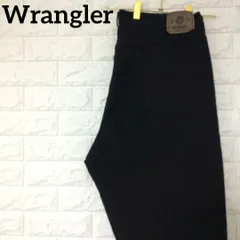 【希少】ラングラー　W37　ブラックデニムパンツ　ジーパン　ジーンズ　1466