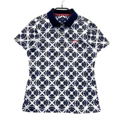 サイズ：M CALLAWAY キャロウェイ  半袖ポロシャツ 総柄 ホワイト系 [240101542965] ゴルフウェア レディース ストスト