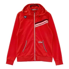 サイズ：L ADIDAS GOLF アディダスゴルフ  ジップパーカー チェック柄 レッド系 [240101546846] ゴルフウェア メンズ ストスト