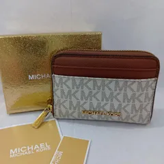 MICHAEL KORS マイケルコース 財布 二つ折り MICHAEL KORS マイケルコース シグネチャーウォレット ラウンドファスナー コンパクト 財布 35H9GTVZ2B