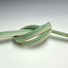 廣澤徳三郎作 帯締め 金色 水色 リユース品 - メルカリ