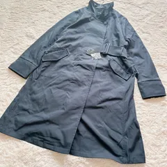 アウター　コート　　espace de calma 大きいサイズ ロングコート15 ネイビー　新品　大きいサイズ