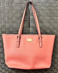 ◆MICHAEL KORS トートバッグ レザー ピンク A4