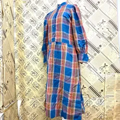 ディオール ワンピース ロング シャツ チェック 旅行 FX72