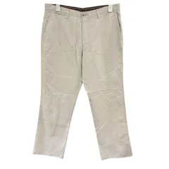 Z1587 BURBERRY LONDON  バーバリーロンドン　リネン混　カジュアルパンツ　ホワイト　メンズ　ウエスト91cm