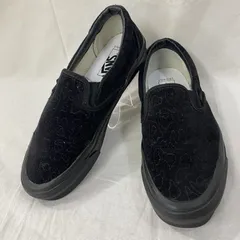 VANS バンズ スニーカー VAULT OG CLASSIC SLIP-ON VELVET black US8 / 24.5cm