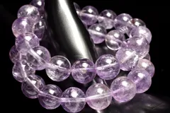 透明◇内包美 エレスチャルアメジスト　10.5mm　ブレスレット 1個売り パワーストーン 天然石 _BG6112-105