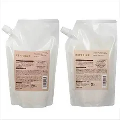 【2点セット】 インターコスメ リフェイン シャンプー 500ml + トリートメント500ｇ 詰替（リフィル） REFEINE 地肌ケア エイジングケア ダメージケア サロン専売品 BC-M Z-2(土日祝日は店休日の為、発送は平日のみになります。)