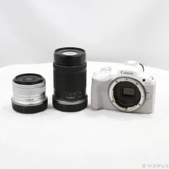 中古品〕 EOS R50 ダブルズームキット ホワイト【262】 - メルカリ