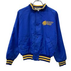 USA製ハーフジップナイロンジャケットスタジャンUnion Baseball野球