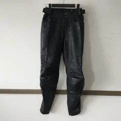 美品　クシタニ　レザーパンツ希少M牛革ブラック バイク用レザーパンツ・革パンツ｜KUSHITANI JAPAN