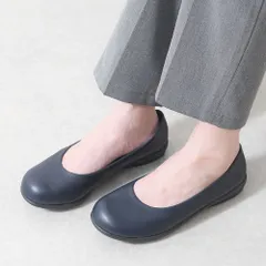 [ネイビー]パンプス 外反母趾 4E 幅広 ラウンドトゥ フラットシューズ ローヒール ぺたんこ 痛くない 柔らかい 疲れない 歩きやすい フォーマル 通勤 立ち仕事 仕事用 オフィス 冠婚葬祭 日本製 おしゃれ きれいめ k45-360006