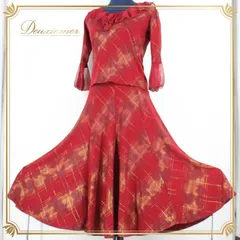 新品　社交ダンス　ラベンダー　ツーピース　セットアップ　プリーツ　1436　衣装 新品 社交ダンス ラベンダー ツーピース セットアップ プリーツ 1436