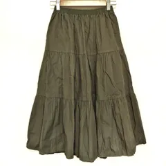 Engineered Garments(エンジニアードガーメンツ) ロングスカート サイズP M レディース - カーキ ウエストゴム