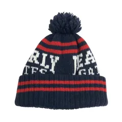 PEARLY GATES パーリーゲイツ  ニット帽 ボンボン付き  ネイビー系 FR [240101494973] ゴルフウェア ストスト