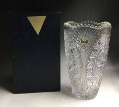 カメイグラス フラワーベース/花瓶 クリスタル24% 高さ27cm - メルカリ