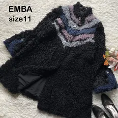 【1点物】EMBA エンバ 毛皮 ファーコート ラム バイカラー 黒×白 F 2025年最新】エンバ ラム 毛皮の人気アイテム - メルカリ