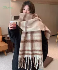 フリンジマフラー大判ストールリバーシブル vii4w253664