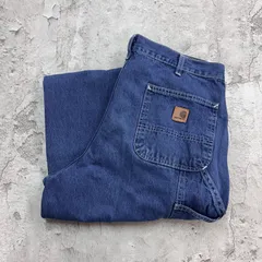 Carhartt　カーハート　ペインターパンツ　ボトムス　デニムパンツ　古着　インディゴブルー　青　W38 L30