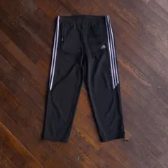 adidas アディダス ジャージー CLIMALITE トラックパンツ ボトムス ブラック×グレー ユニセックス O