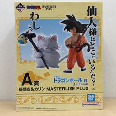 미개봉품 이치 반 쿠지 드래곤 볼 EX 구름 위의 신전 A상 손오공 & 카린 MASTERLISE PLUS 피겨 [WSE1024-003]