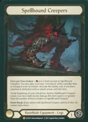 【中古】Flesh and Blood ELE224[L]：(Cold Foil)Spellbound Creepers