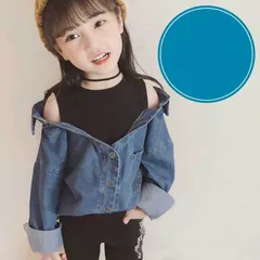 肩だし 小学生 重ね着風 オフショルダー 小学生 子供服 長袖 KG545 冬 韓国服 プルオーバー 秋 シャツ#minat28343