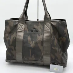 【美品】Vivienne トートバッグ ビッグトート カモフラージュ柄 オーブ