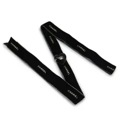 シャネル リボン ハートチャーム セット ココマーク CCマーク ギフト プレゼント ラッピング 包装 ロゴ ブラック 黒 CHANEL【ブランド付属品】【メール便】