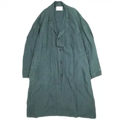 OUTIL ウティ リネン ロングコート 比翼ボタン フランス製 2 OUTIL