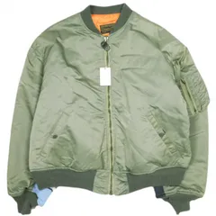SAINT MICHAEL セントマイケル 24AW 日本製 DAMEGE MA-1 ダメージ加工フライトジャケット SM-YS1-0000-064 L KHAKI SAINT Mxxxxxx 定価202,400円 アウター g23984