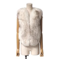 □未使用品□Leilian レリアン ポンチョ ミンクヤーン ケープ フリンジ