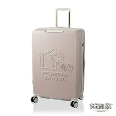 スヌーピー ジョー・クール ジッパータイプ スーツケース 82L (グレージュ) キャリーケース SNOOPY