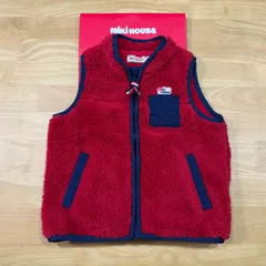 ミキハウスロゴフリースベスト◎美品◎サイズ90