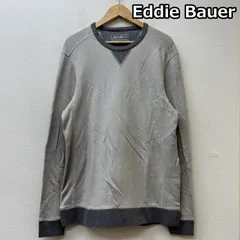 Eddie Bauer エディーバウアー トレーナー 長袖 リバースウィーブ仕様 Vガゼット クルーネック スウェット トレーナーのサムネイル