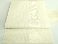 平和屋着物□極上 夏物 本場筑前博多織 八寸名古屋帯 紗献上 流水間道